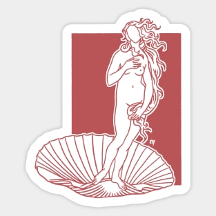 The Birth of Venus Sticker